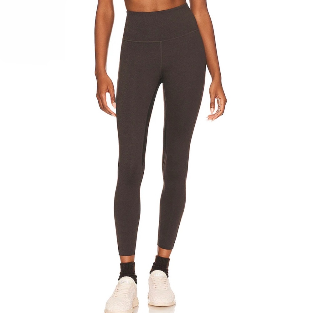 WELLBEING + BEINGWELL LoungeWell Ashe 7/8 Legging in Chocolate Brown